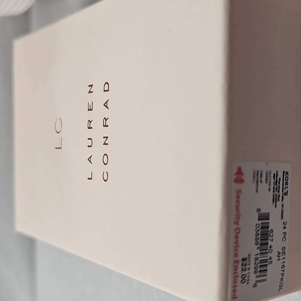 LC Lauren Conrad Elegant 12 Earring Boxed Stud Set - Picture 2 of 3